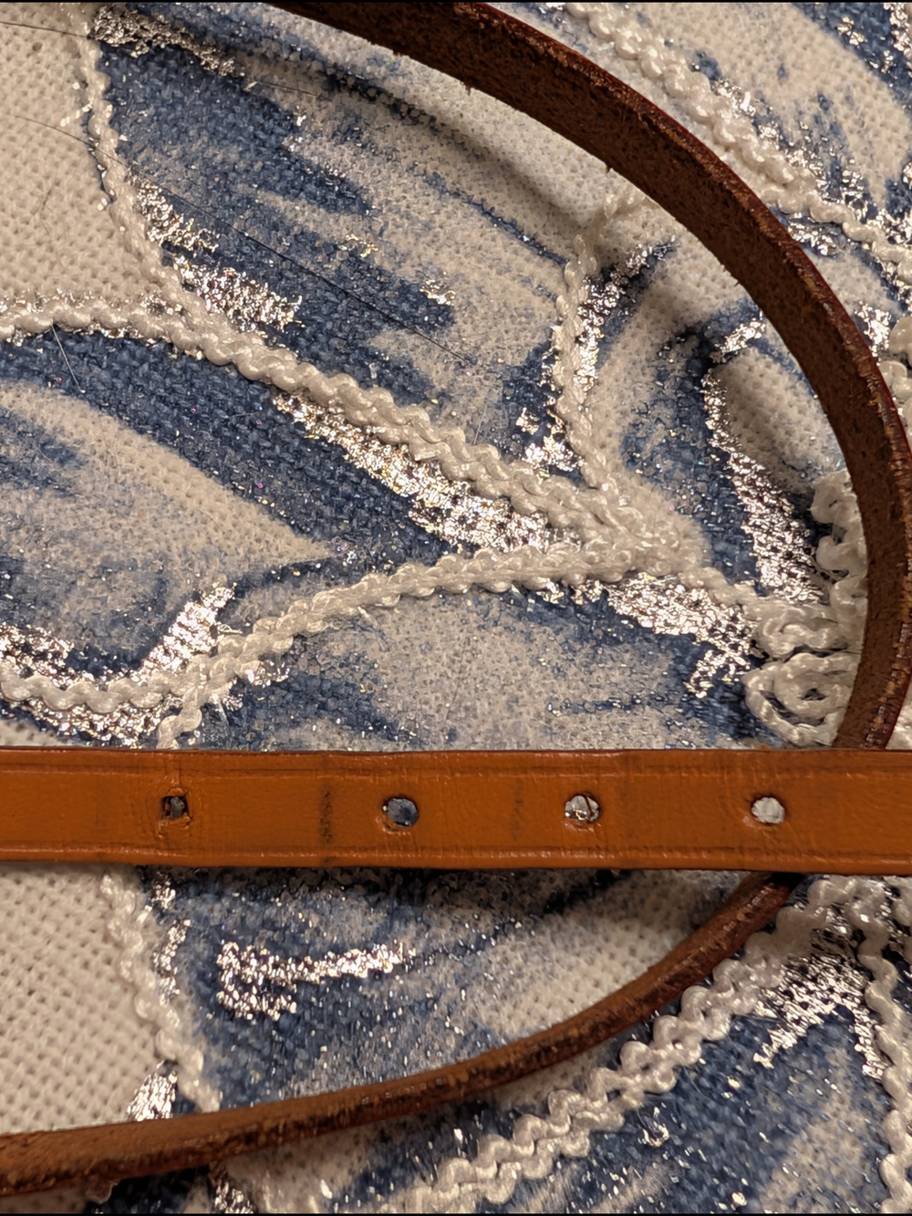 Hermes Hapi Quad Tour Leather Wrap Bracelet In Tan - Picture 10 of 12